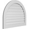 Ekena Millwork Round Top Surface Mount PVC Gable Vent: Functional, w/ 3-1/2"W x 1"P Standard Frame, 38"W x 30"H GVPRT38X3001SF - alternate 3